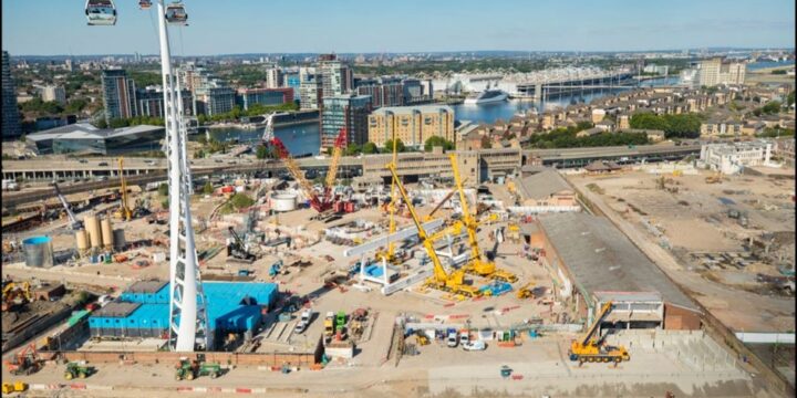Silvertown Tunnel new north bank river wall