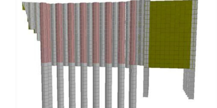 Blackfriars bridge temporary cofferdam analysis
